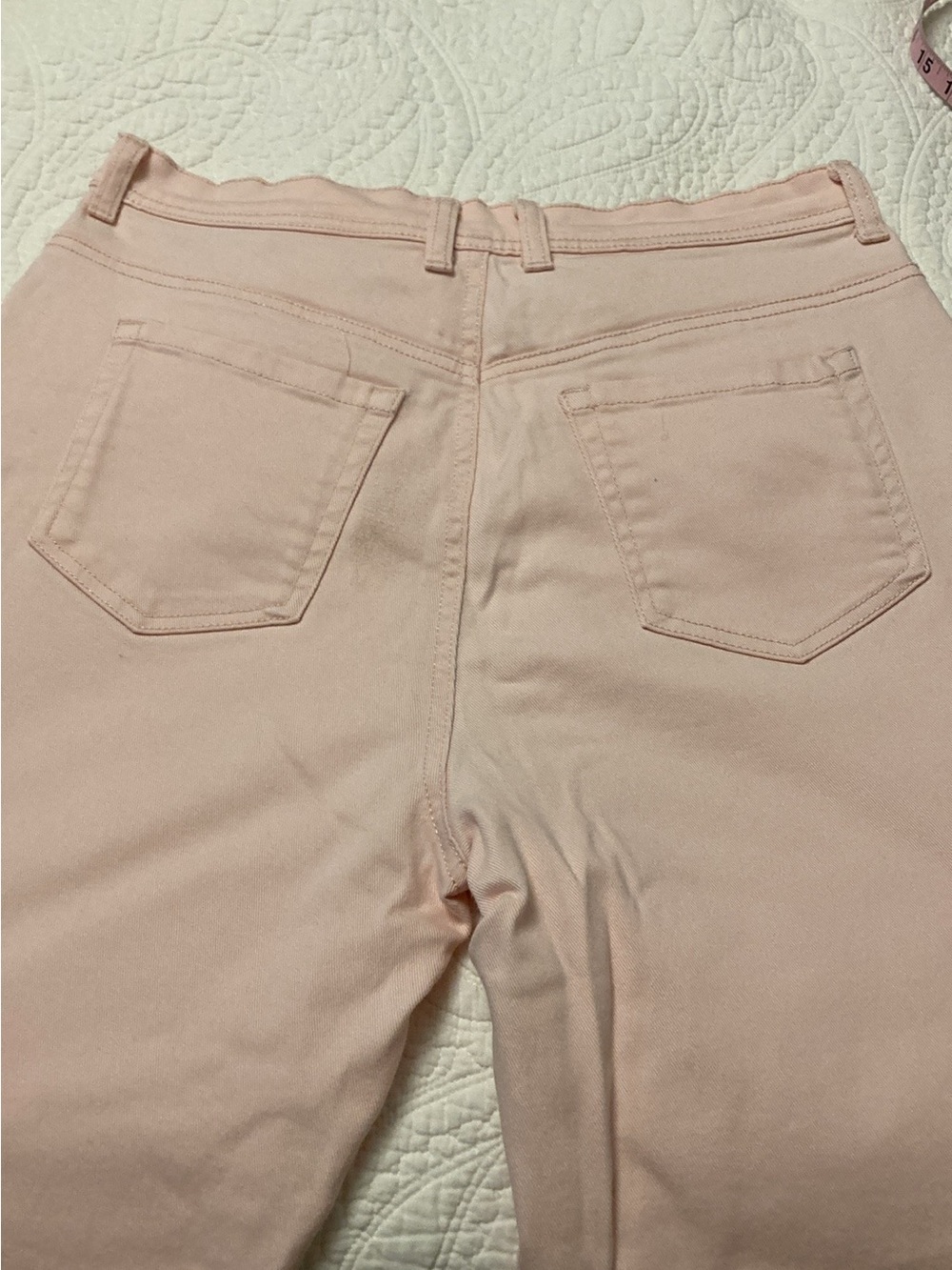 Style & Co. Pastel Pink Straight Leg Jeans